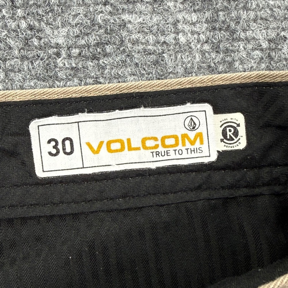 Volcom Mens Chino Pants Tan Straight Fit 30W 30L Casual Workwear - Picture 4 of 12
